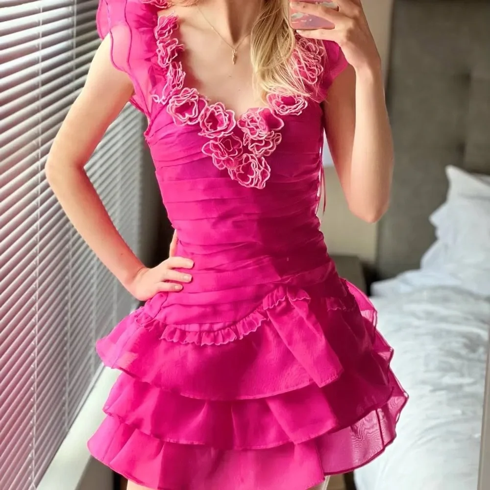 $395 LoveShackFancy
Women's Pink Chaya Dress size S - Picture 3 of 11